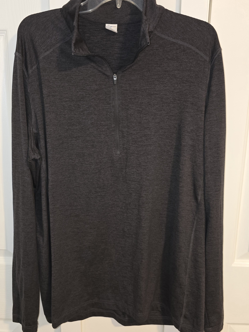 Sport-Tek Men's Dark Charcoal Quarter-Zip Pullover XL
